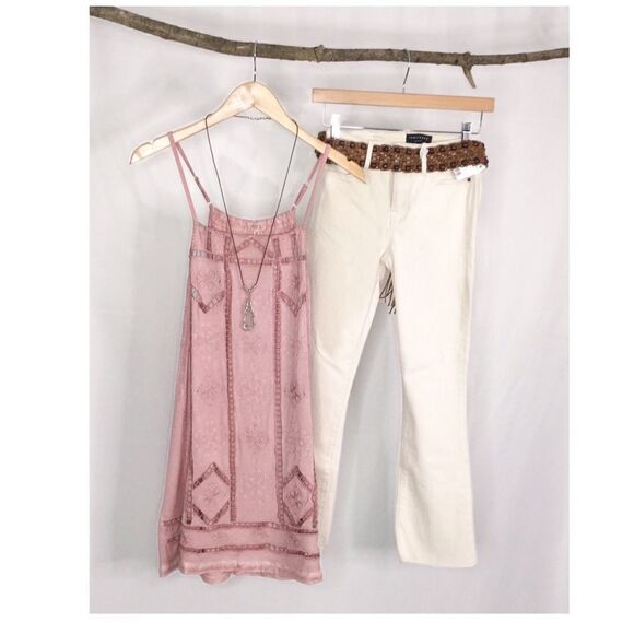 MINI Dress  Tunic With Floral Embroidery - Picture 5 of 12